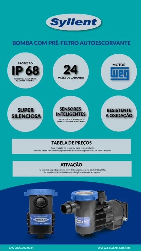 Bomba Para Piscina Syllent